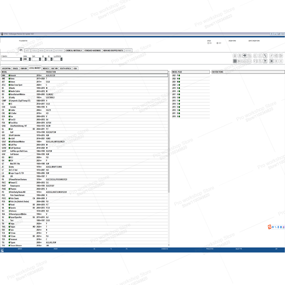 ETKA 8.3 Repair software Diagn - Electronics Repair Parts recensie en prijs