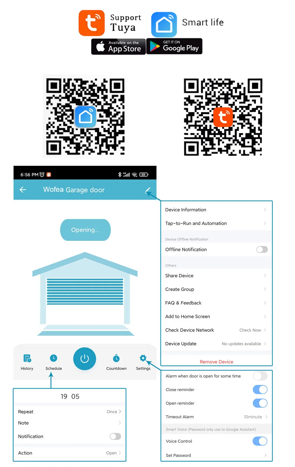 Smart WiFi Garage Door Opener  - Phone Opening Tool recensie en prijs